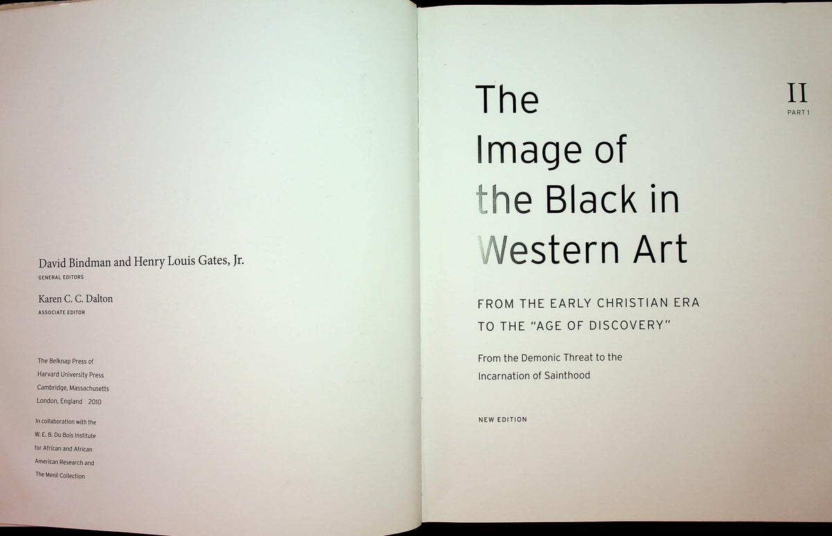 The Image of the Black in Western Art, Volume II: From the Early Christian Era to the "Age of Discovery"