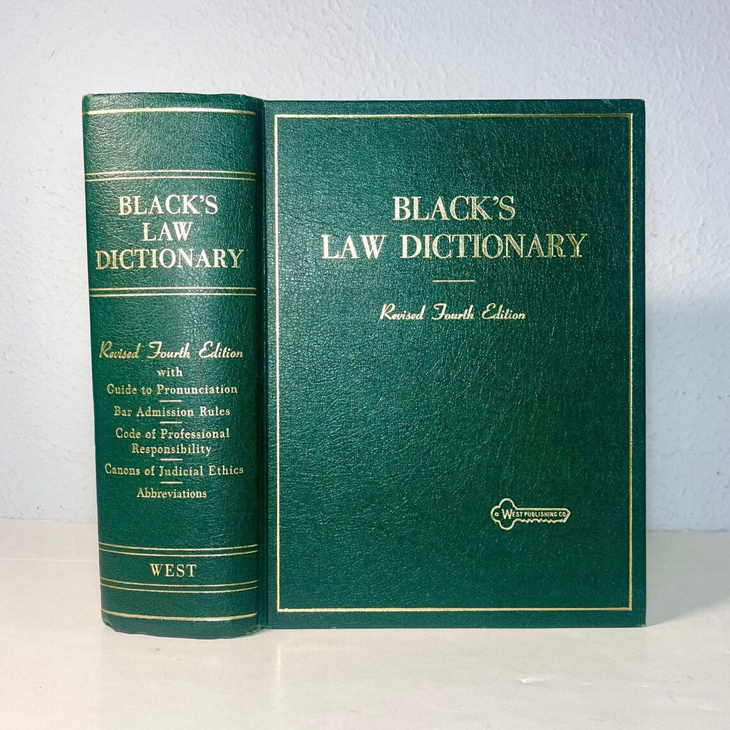 1972 Black's Law Dictionary: Revised Fourth Edition (Digital Download)