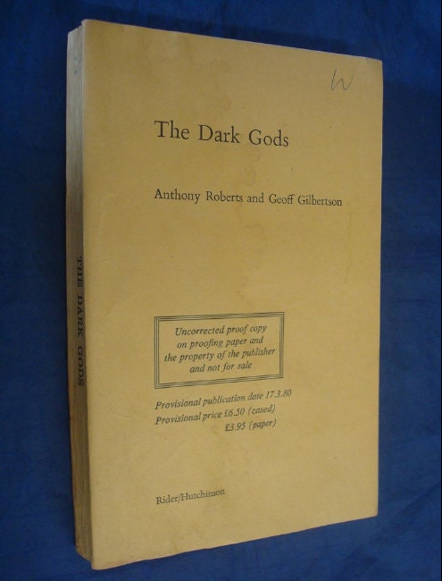 The Dark Gods by Anthony Roberts