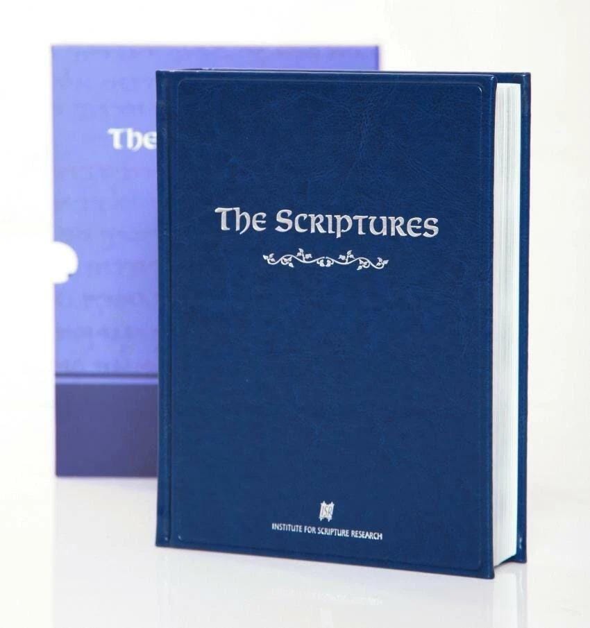 The Scriptures  Institute for Scripture Research study bible