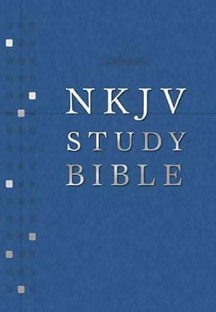 NKJV Study Bible: New King James Version, Black Leather