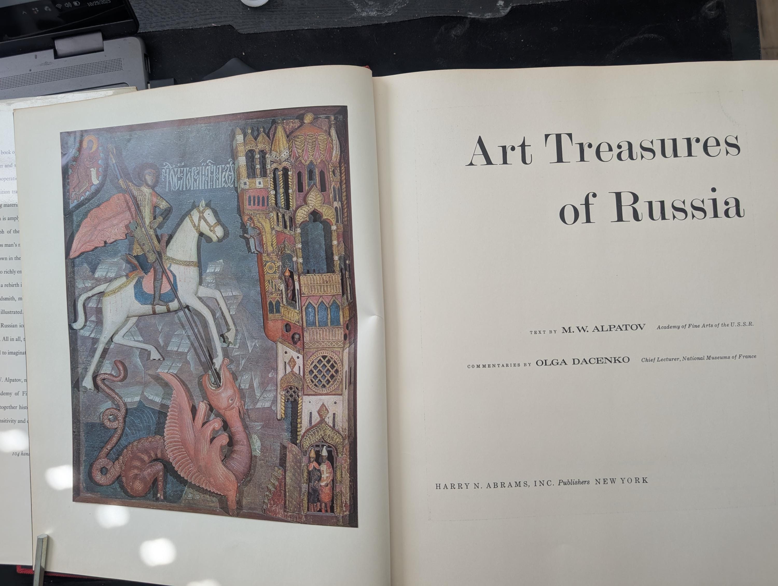 Art Treasures Of Russia Hard cover 1967