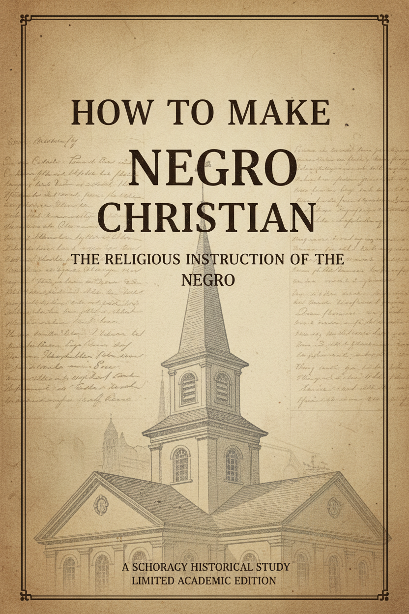 How to Make a Negro Christian: The Religious Instruction of the Negro - Instant PDF Download