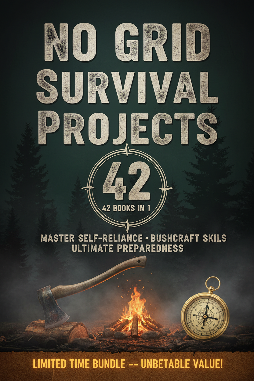 NO GRID Survival Projects: 42 Books in 1 - Instant PDF Download