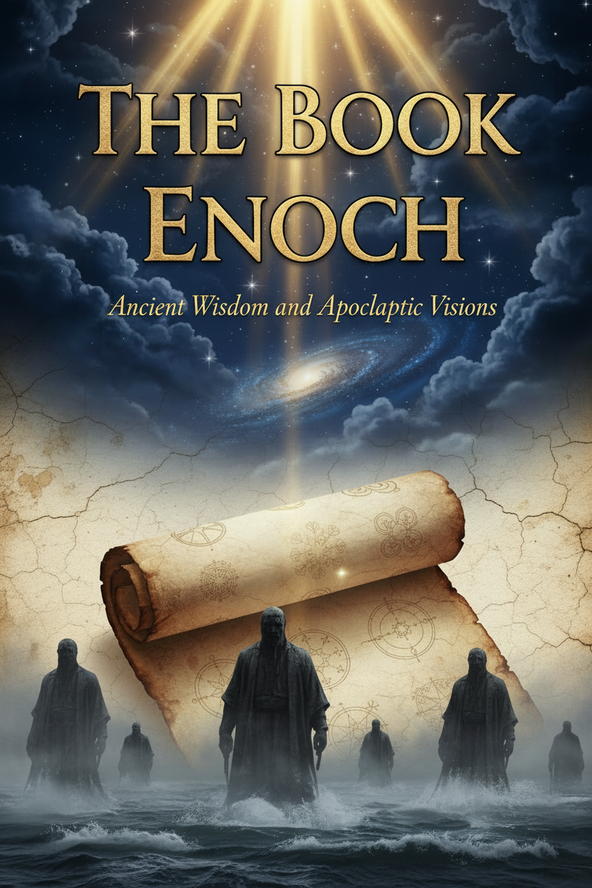 The Book of Enoch cover with biblical giants